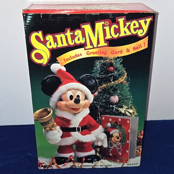 Vintage Mickey Mouse Holiday Bell Figurine 11" High - Picture 7 of 9